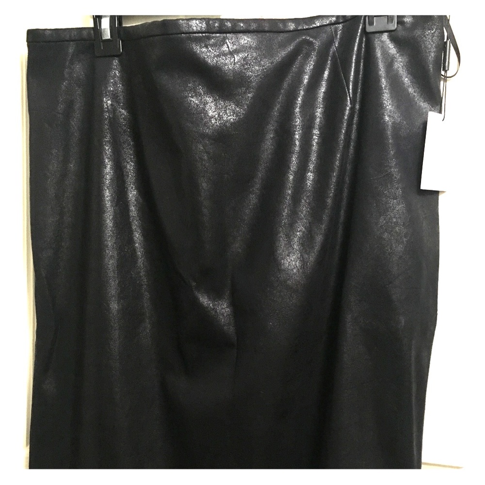 Faux Suede  Black CK skirt